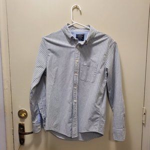 Abercrombie & Fitch Thick Cotton Pinstripe Shirt NWT